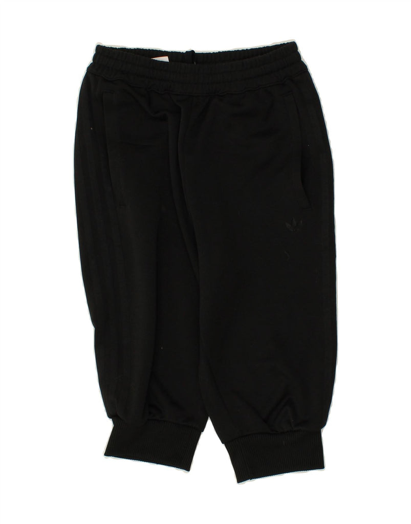 ADIDAS Boys Capri Tracksuit Trousers Joggers 14-15 Years  Black Vintage Adidas and Second-Hand Adidas from Messina Hembry 