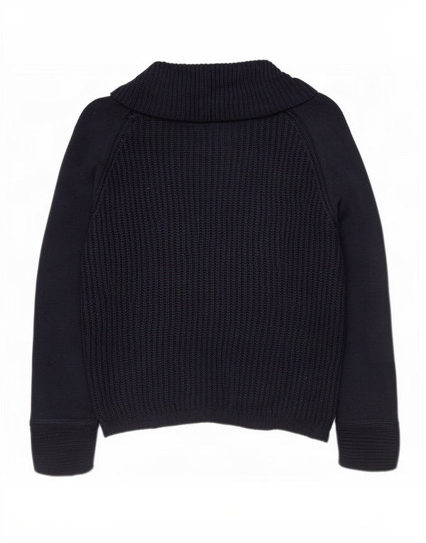 Oasis Womens Roll Neck Jumper Sweater UK 14 Medium Navy Blue Polyacrylic