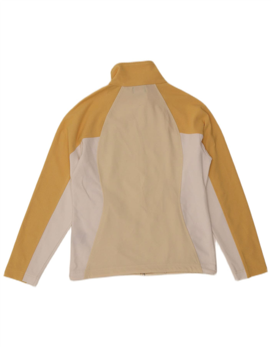 Kappa Womens Full Tracksuit UK 14 Medium  Yellow Colourblock Polyester