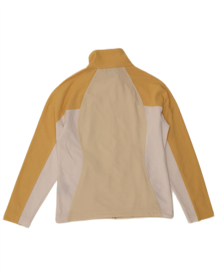 Kappa Womens Full Tracksuit UK 14 Medium  Yellow Colourblock Polyester