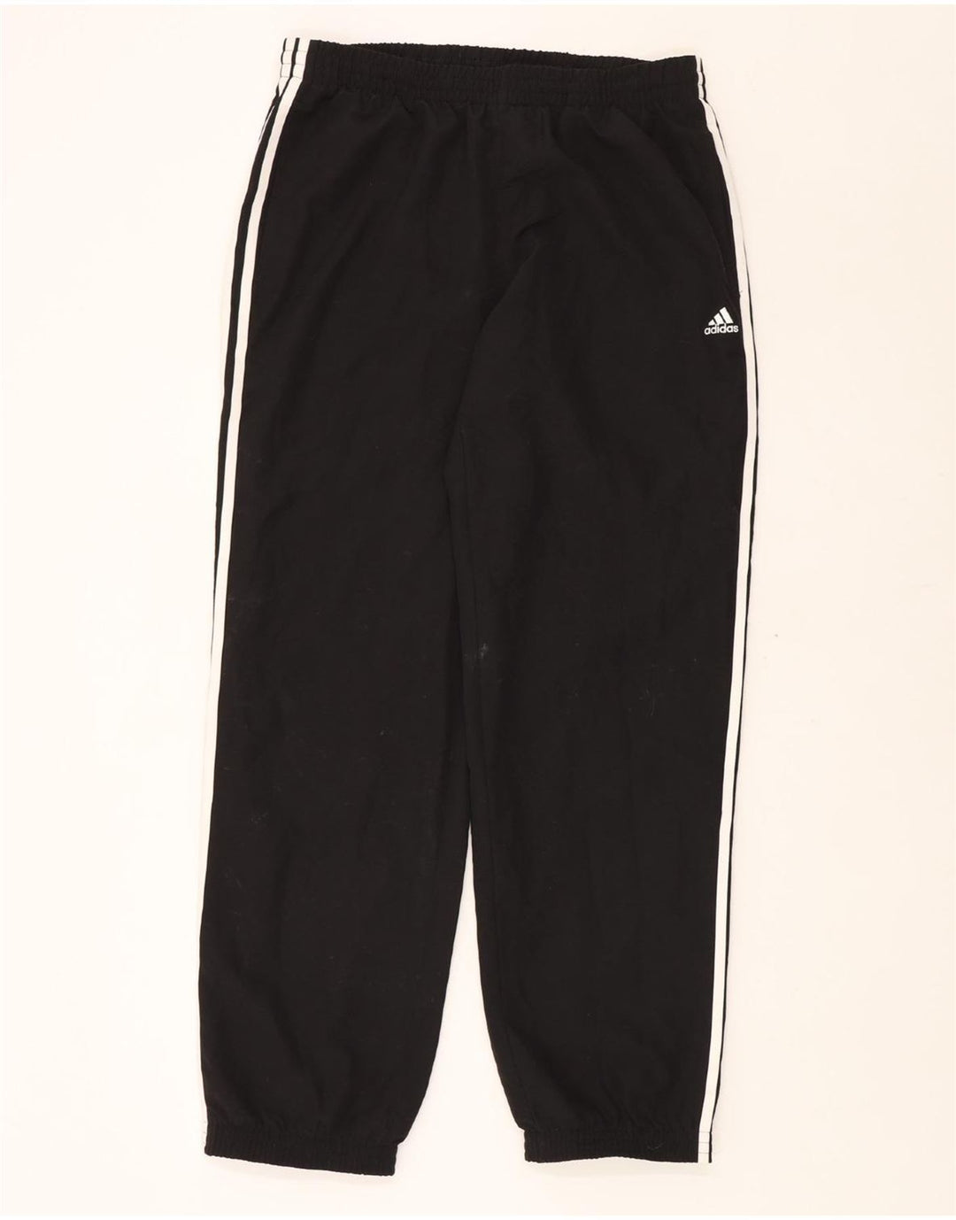 ADIDAS Mens Climalite Tracksuit Trousers Joggers Large Black Polyester