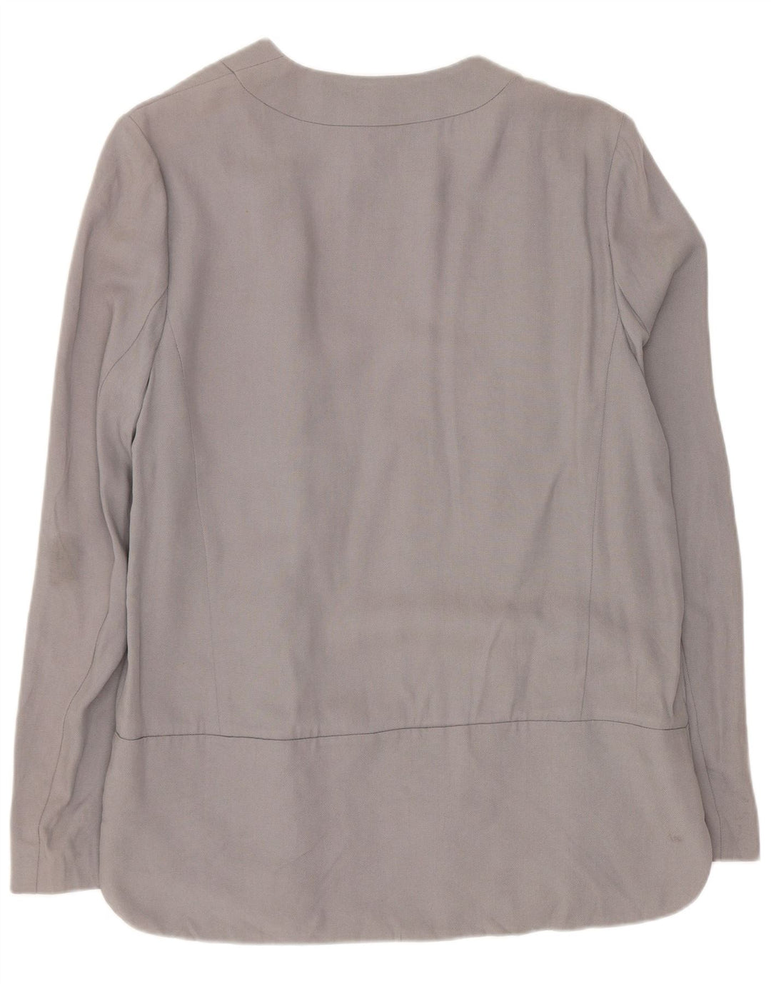 Marks & Spencer Womens Open Blazer Jacket UK 10 Small Grey Lyocell