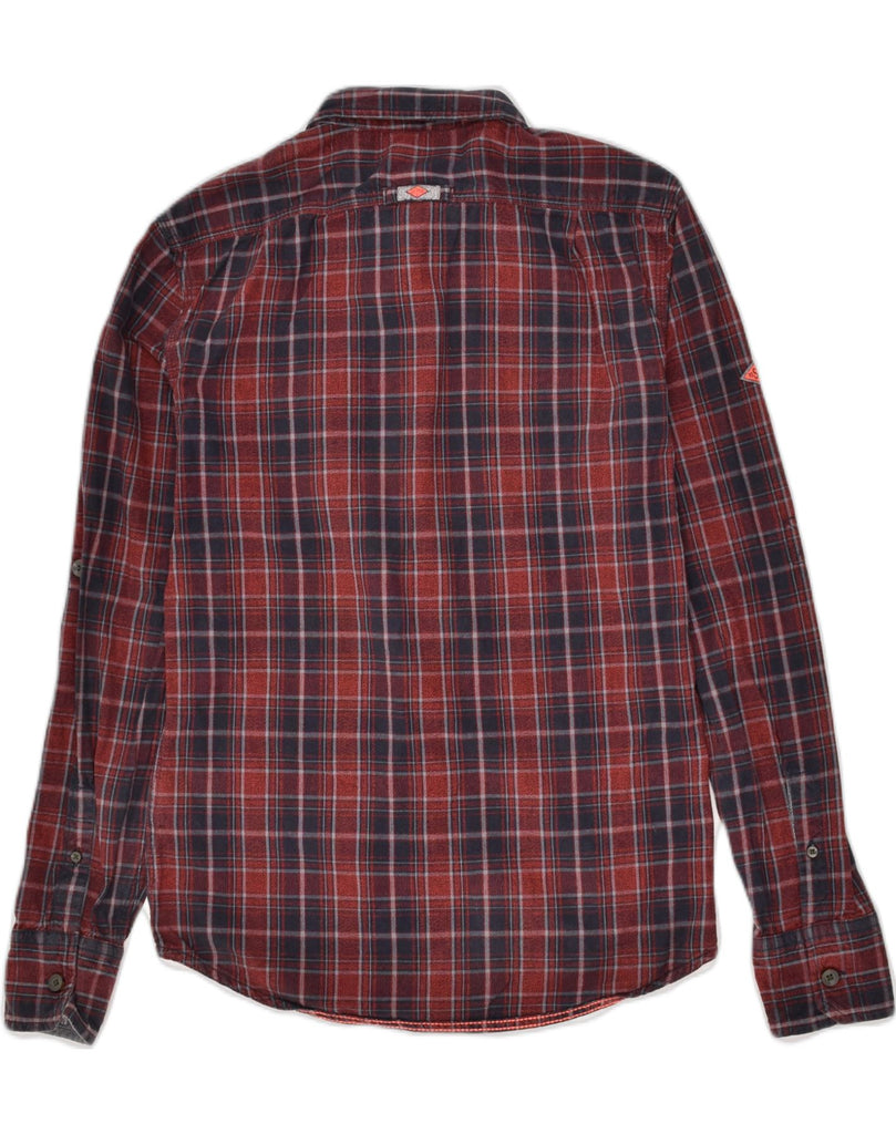 SUPERDRY Mens Shirt Small Red Check Cotton | Vintage Superdry | Thrift | Second-Hand Superdry | Used Clothing | Messina Hembry 