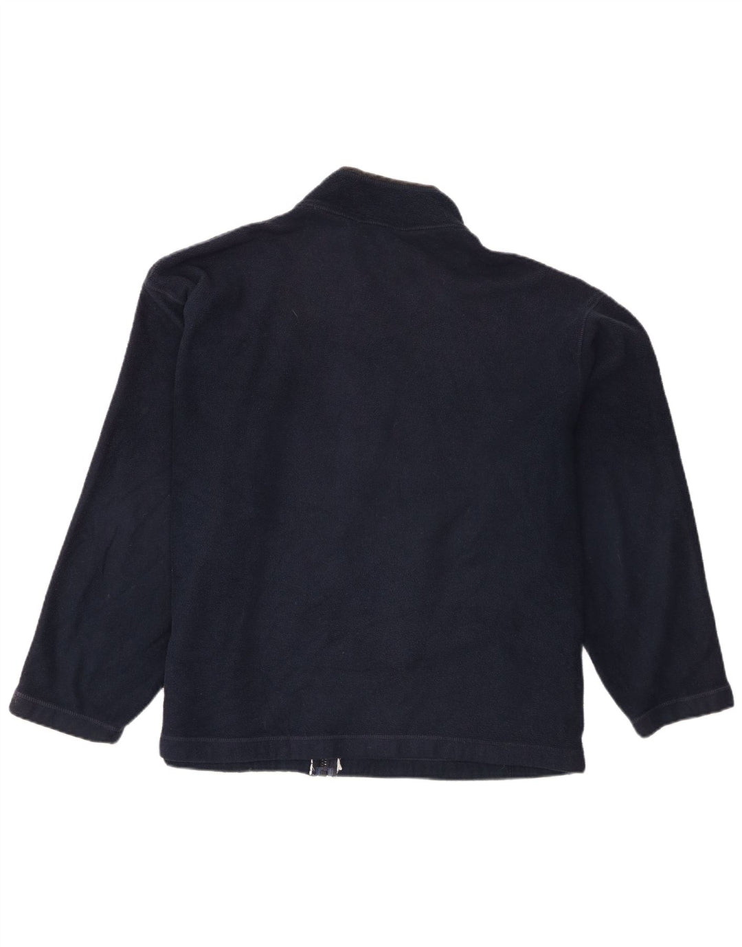 Marks & Spencer Mens Fleece Jacket UK 40 Large Navy Blue Polyester