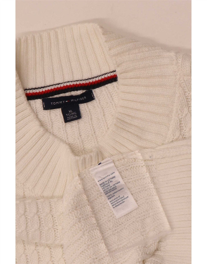 Tommy Hilfiger Mens Vest Tank Top XL White Cotton