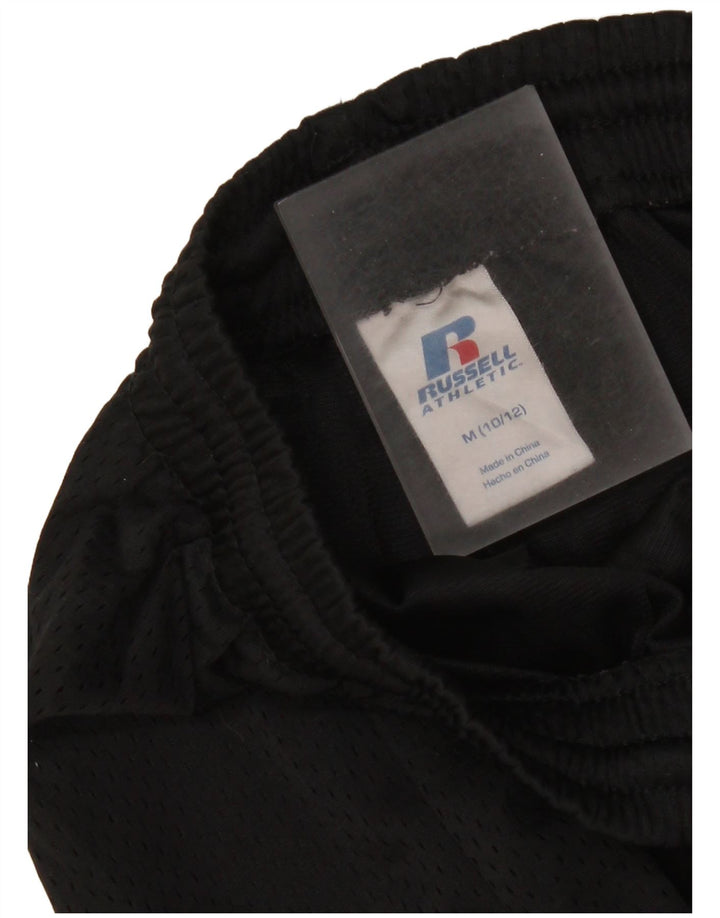 Russell Athletic Boys Sport Shorts 10-11 Years Medium Black Polyester