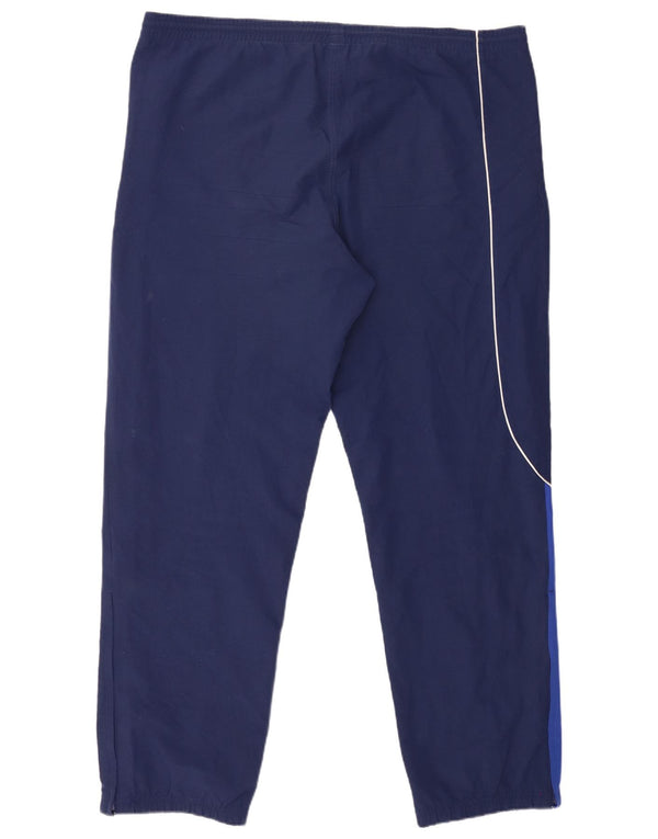 Adidas Mens Tracksuit Trousers Joggers UK 46/48 XL Navy Blue Colourblock