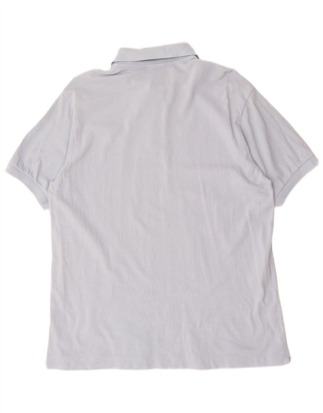 Lacoste Mens Polo Shirt Size 5 Large Blue Cotton