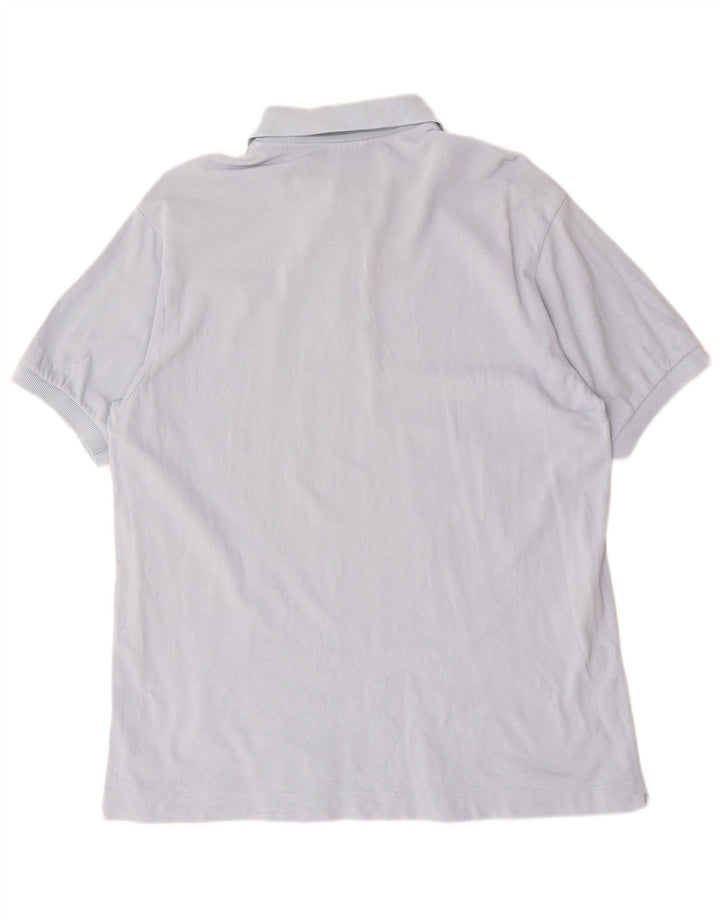 Lacoste Mens Polo Shirt Size 5 Large Blue Cotton