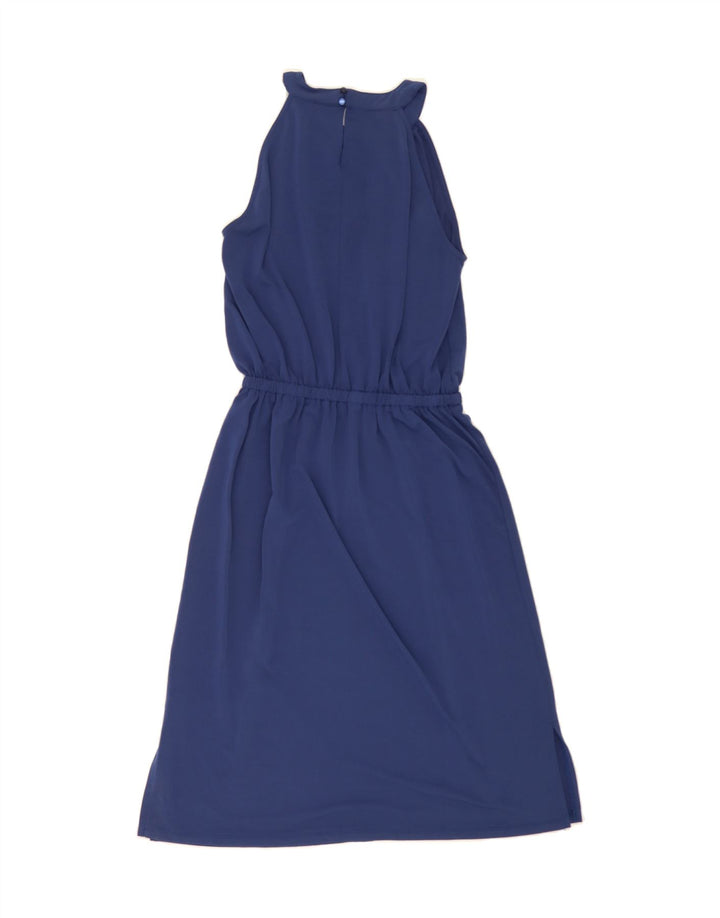 MOSSIMO Womens Sleeveless Maxi Dress UK 12 Medium Navy Blue Polyester Vintage Mossimo and Second-Hand Mossimo from Messina Hembry 
