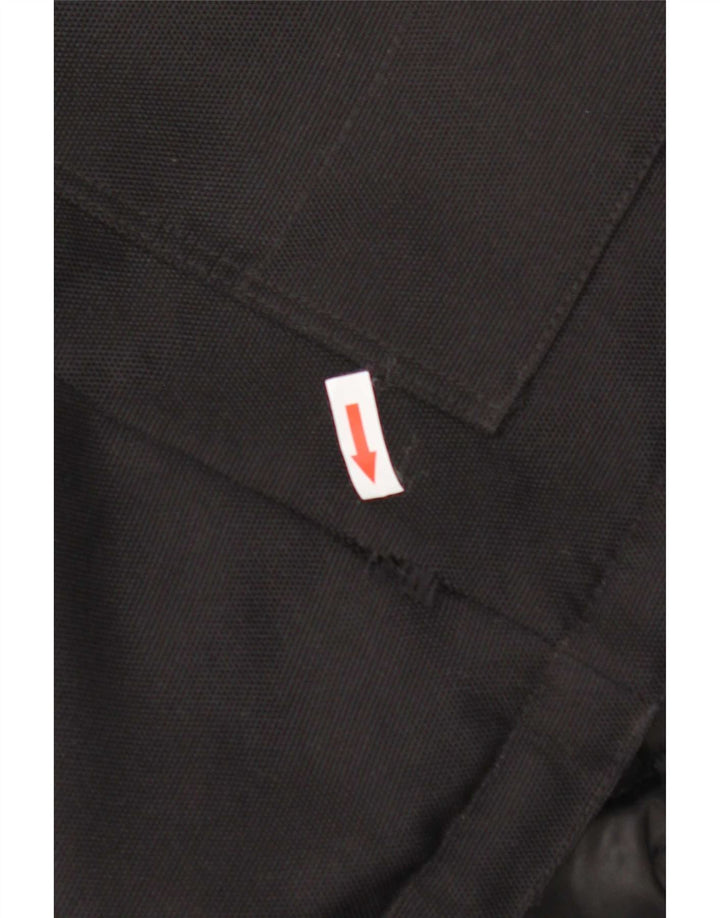 G-Star Mens Hooded Padded Jacket UK 40 Large Black Polyester