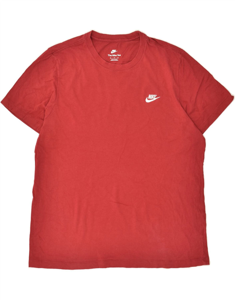 NIKE Mens T-Shirt Top XL Red Cotton | Vintage Nike | Thrift | Second-Hand Nike | Used Clothing | Messina Hembry 