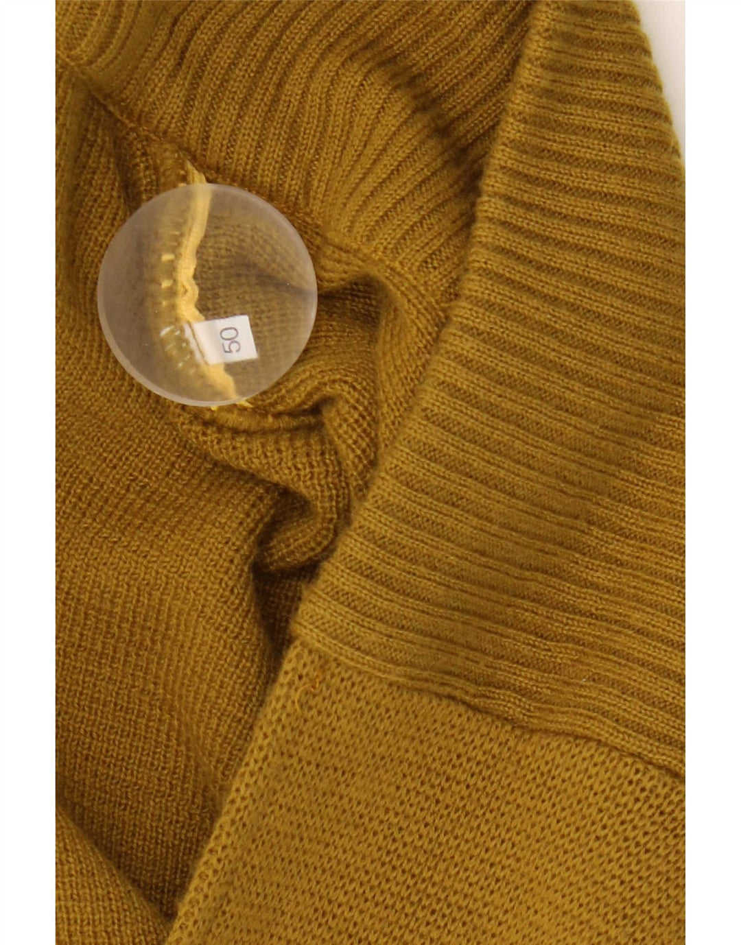 Marc Gibaldi Mens Cardigan Sweater IT 50 Medium Khaki