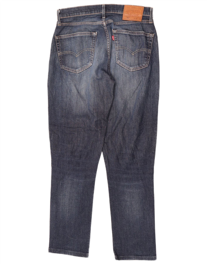 Levi's Mens 511 Slim Jeans W30 L32 Navy Blue Cotton
