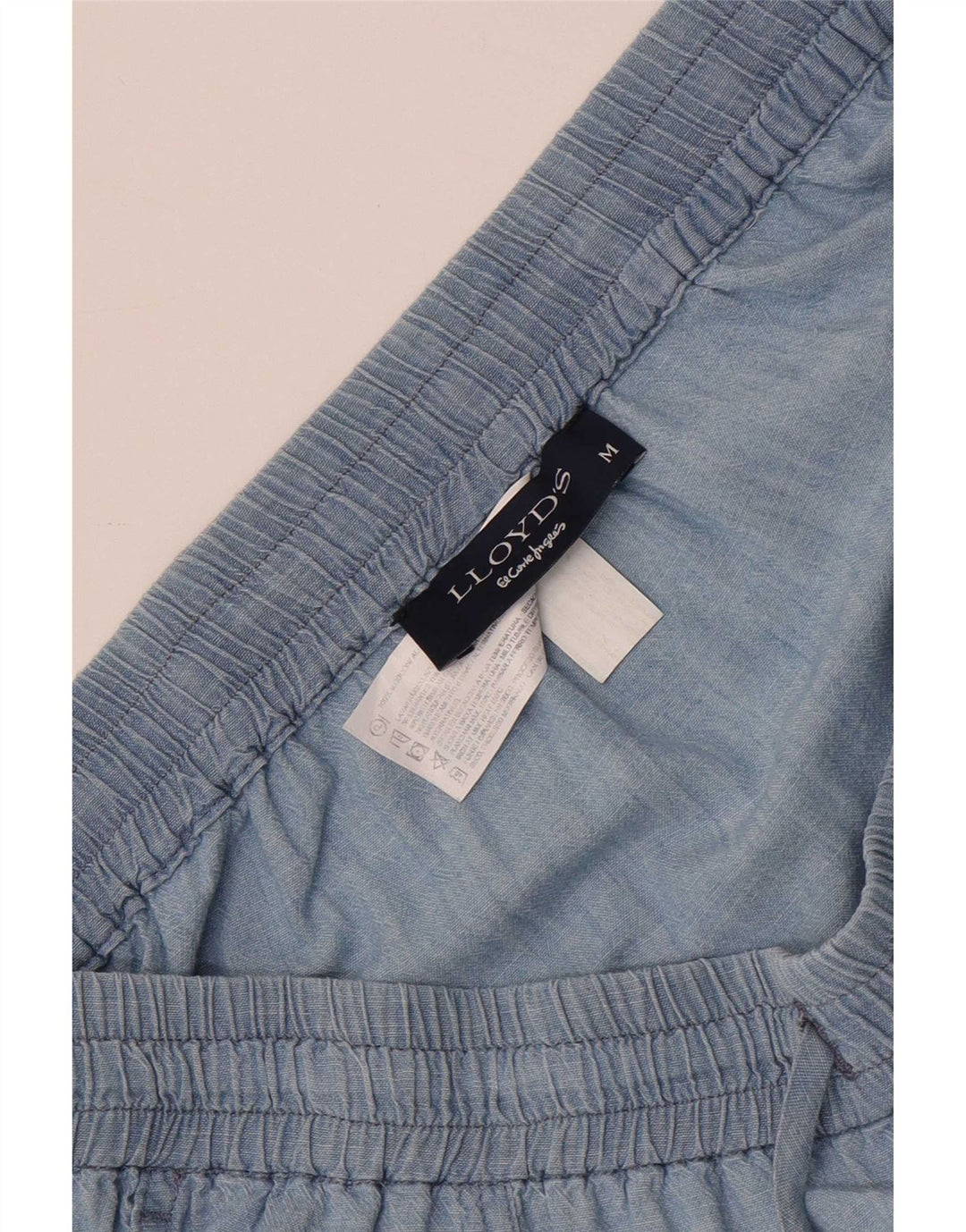 Lloyd's Womens Straight Skirt Medium W32  Blue Cotton