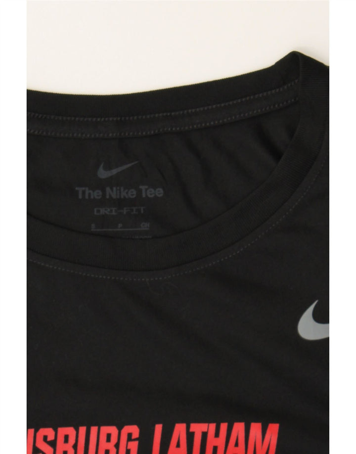NIKE Mens Cardinals Graphic Top Long Sleeve Small Black Polyester Vintage Nike and Second-Hand Nike from Messina Hembry 