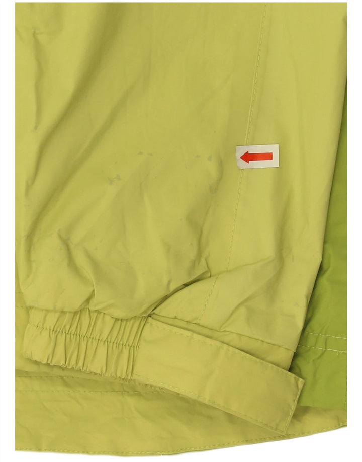 K-Way Womens Rain Jacket IT 42 Medium Green Colourblock Polyester