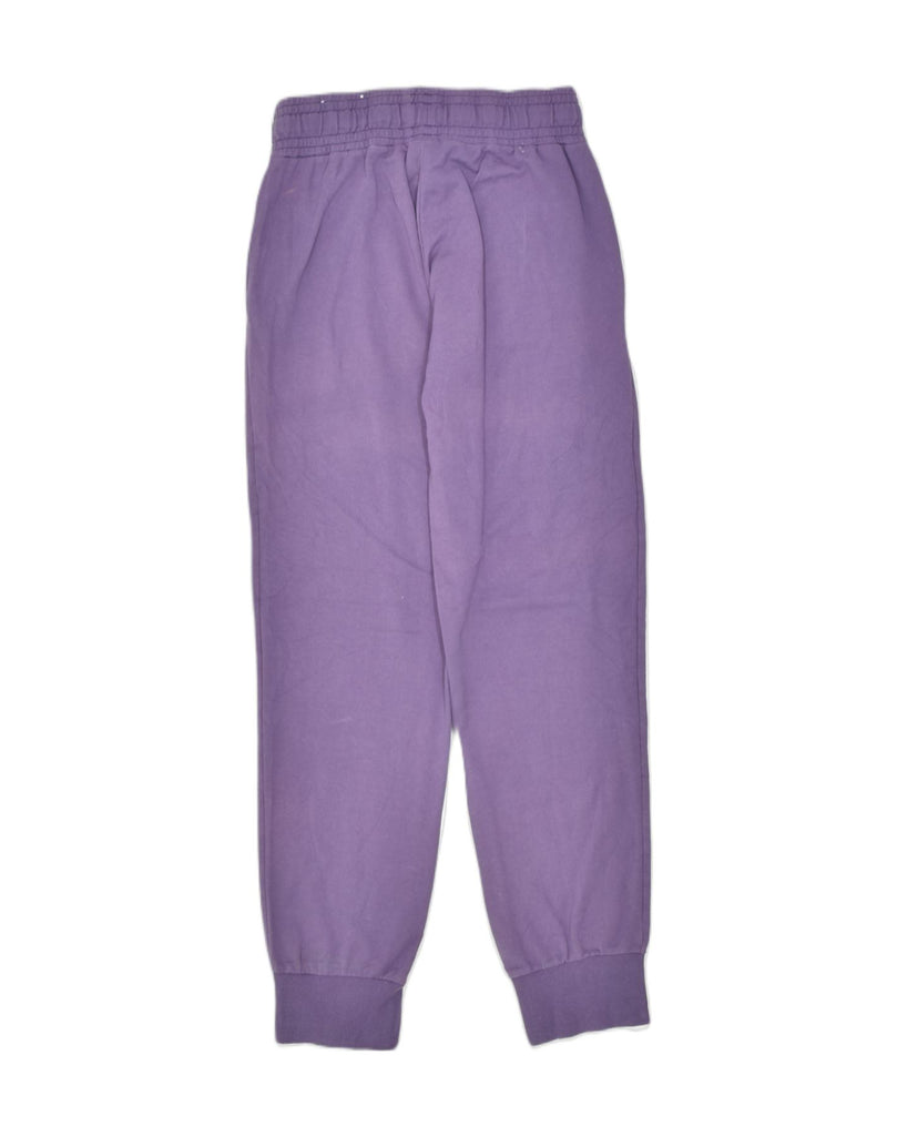 PUMA Womens Tracksuit Trousers Joggers UK 10 Small Purple Cotton | Vintage | Thrift | Second-Hand | Used Clothing | Messina Hembry 