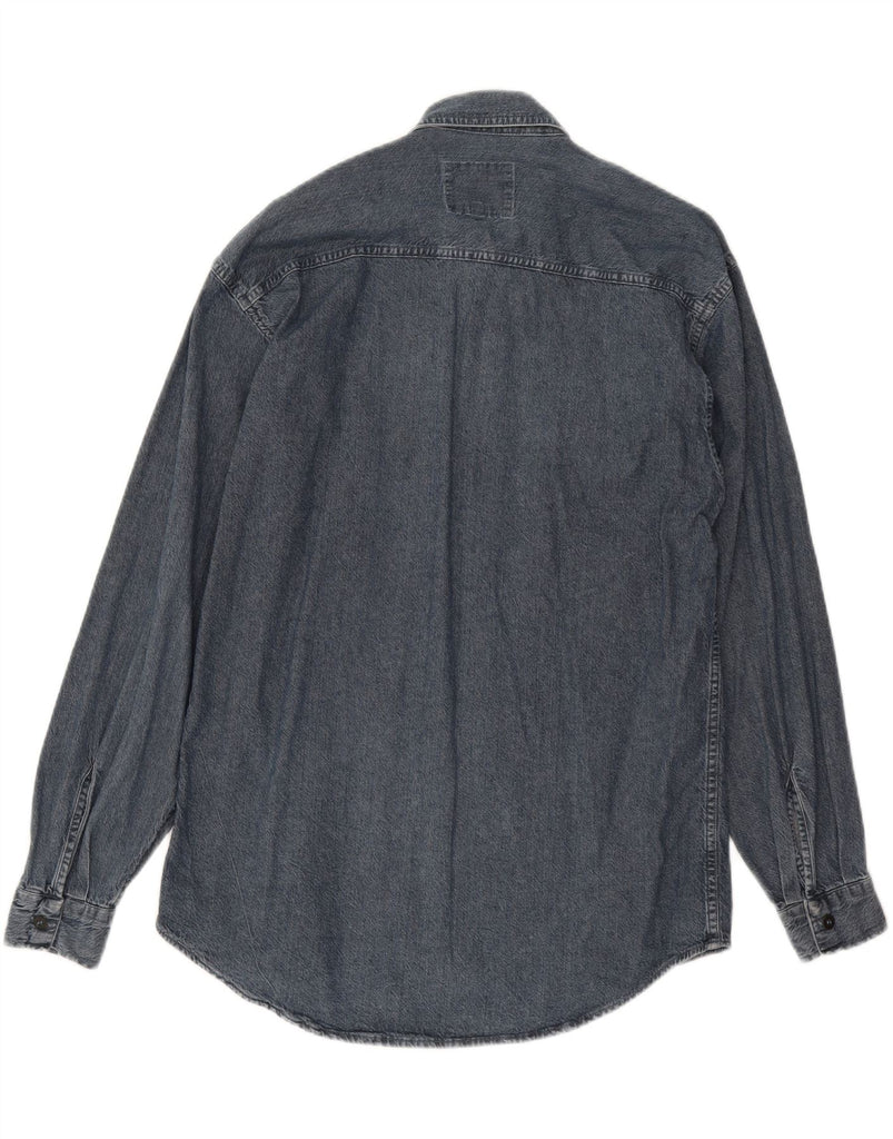 CARRERA Mens Denim Shirt Medium Blue Vintage Carrera and Second-Hand Carrera from Messina Hembry 