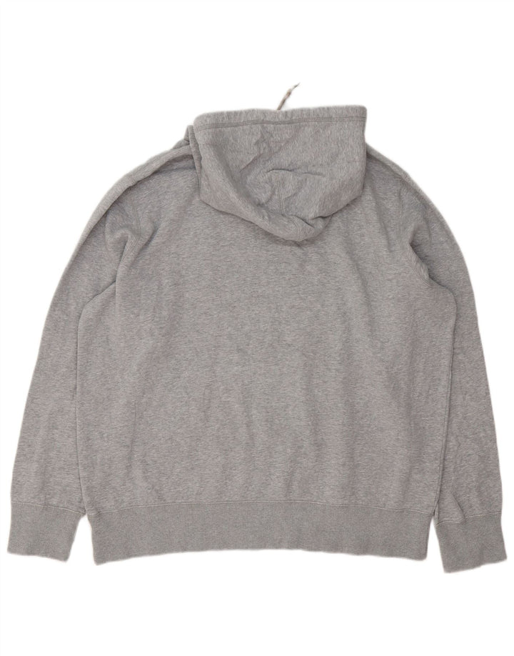 Nike Mens Hoodie Jumper XL Grey Cotton