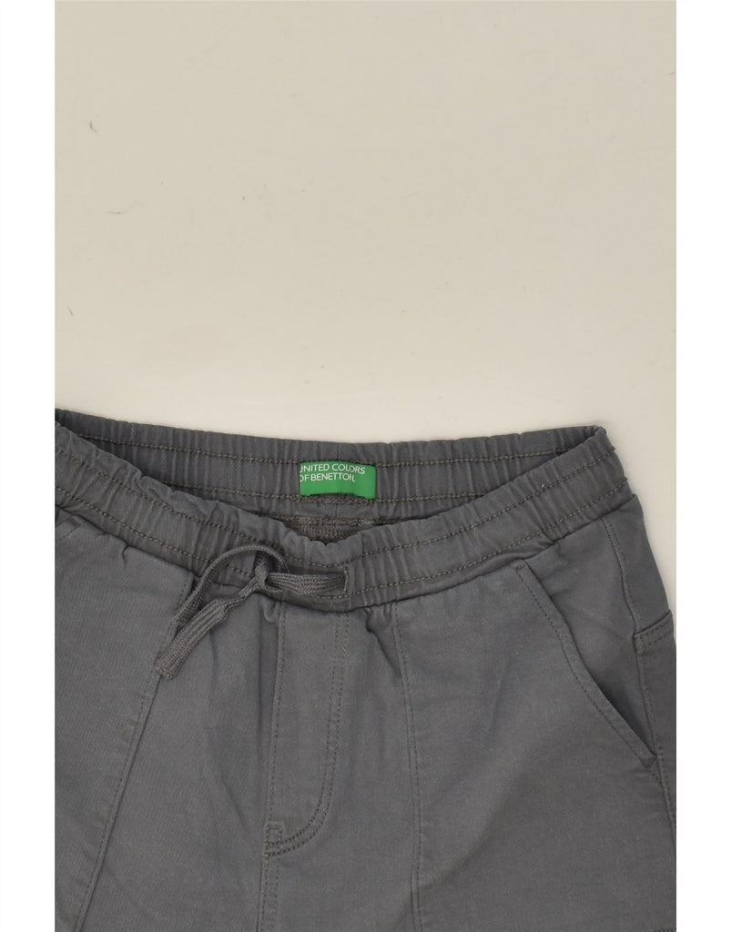 BENETTON Boys Joggers Trousers 8-9 Years Large W28 L20 Grey Viscose | Vintage Benetton | Thrift | Second-Hand Benetton | Used Clothing | Messina Hembry 