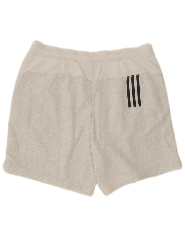 Adidas Mens Sport Shorts Large  Grey Cotton