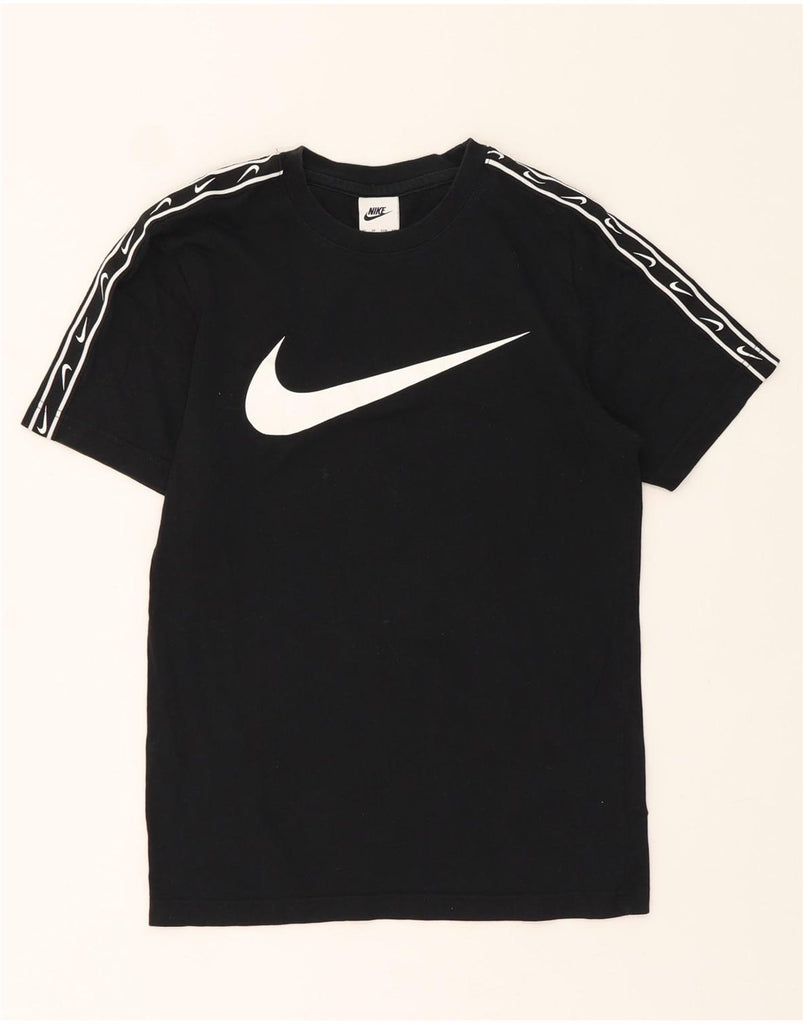 NIKE Mens Graphic T-Shirt Top XS Black Cotton Vintage Nike and Second-Hand Nike from Messina Hembry 