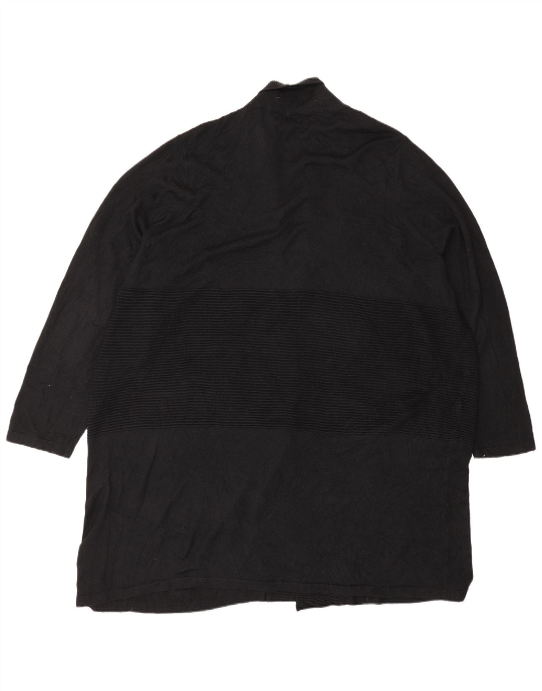 Marks & Spencer Womens Autograph Longline Cardigan Sweater UK 18 XL Black