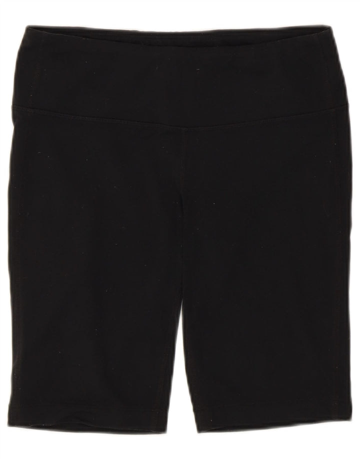 ATHLETA Womens Sport Shorts UK 8 Small Black Polyester