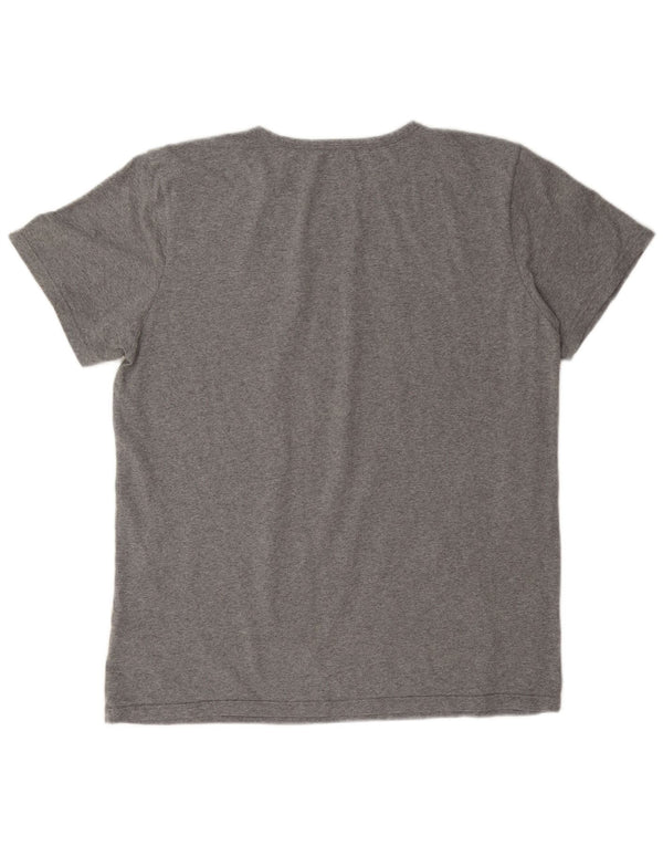 Tommy Hilfiger Womens T-Shirt Top UK 18 XL Grey Cotton