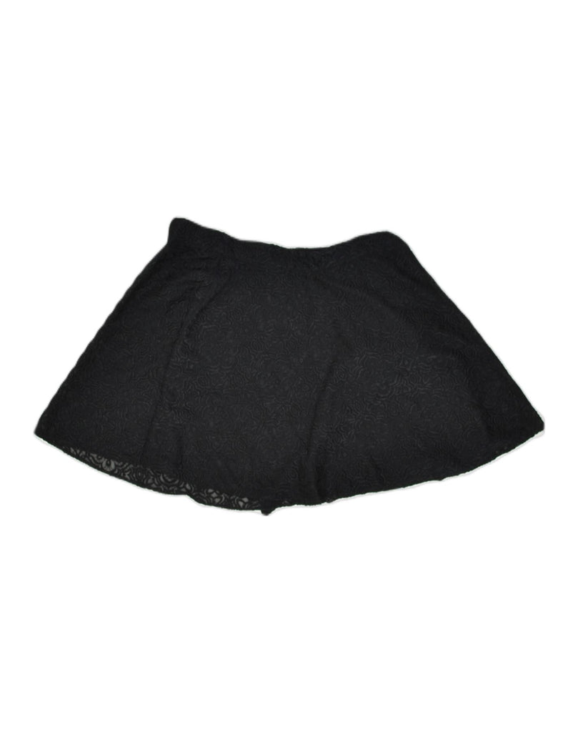 VINTAGE Womens Mini Wrap Skirt W30 Large Black | Vintage | Thrift | Second-Hand | Used Clothing | Messina Hembry 