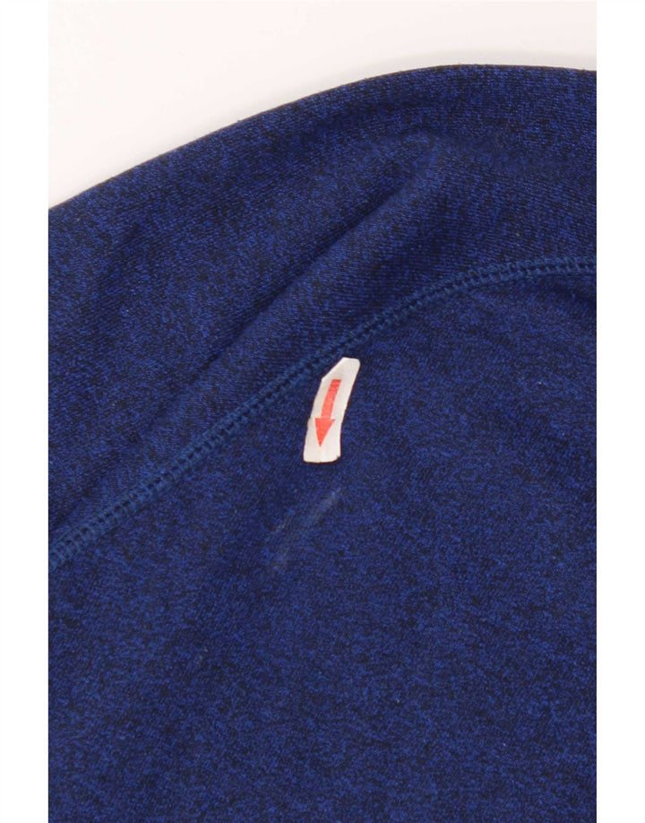 Nike Mens Sweatshirt Jumper Large Blue Colourblock Cotton