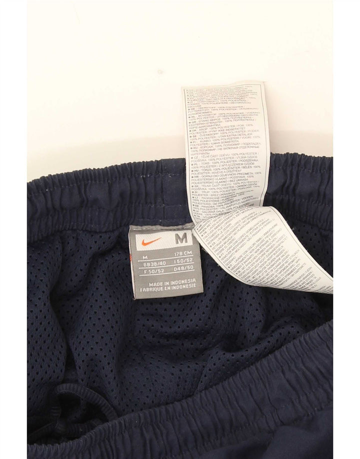Nike Mens Tracksuit Trousers Joggers UK 38/40 Medium Navy Blue Polyester