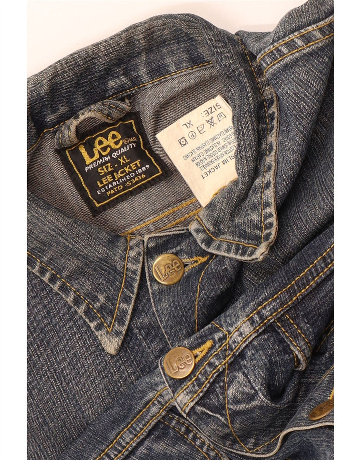 Lee Boys Denim Jacket 14-15 Years XL Blue Cotton
