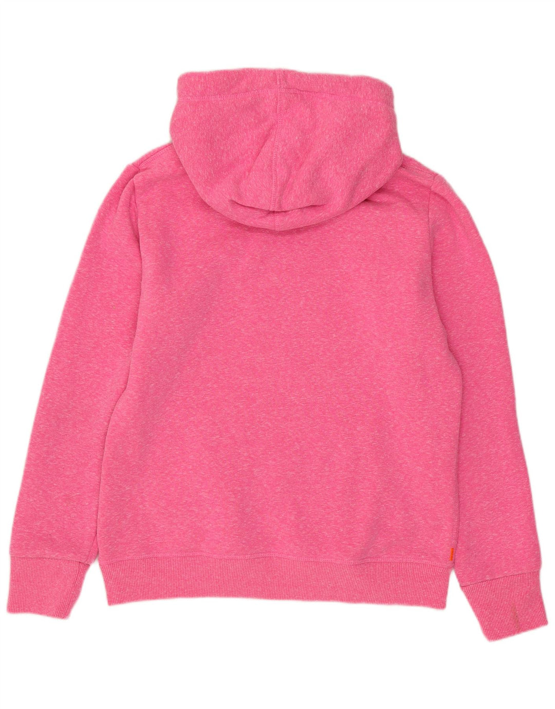 SUPERDRY Womens Graphic Hoodie Jumper UK 12 Medium  Pink Polyester