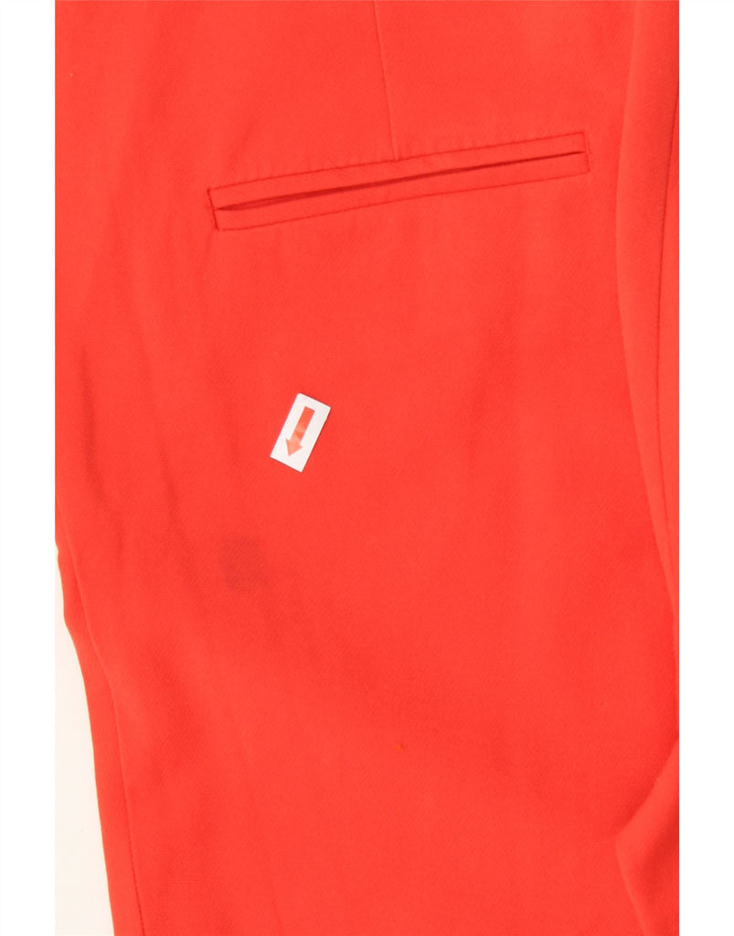 MASSIMO DUTTI Womens Slim Crop Chino Trousers EU 36 XS W26 L24 Red Vintage Massimo Dutti and Second-Hand Massimo Dutti from Messina Hembry 