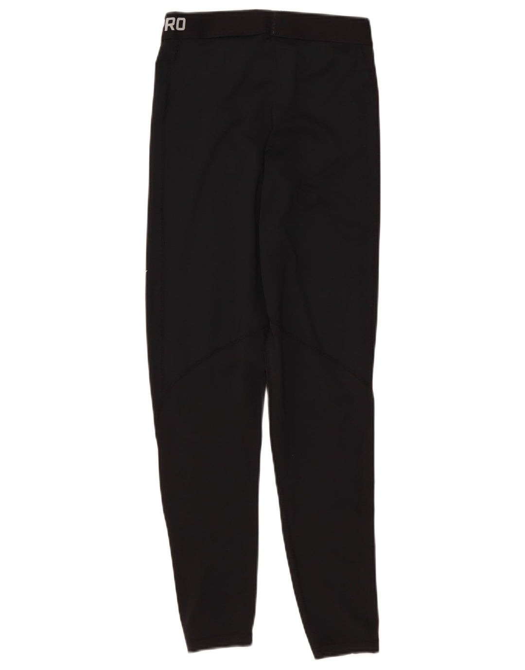 Nike Womens Dri Fit Graphic Leggings UK 12 Medium Black Polyester