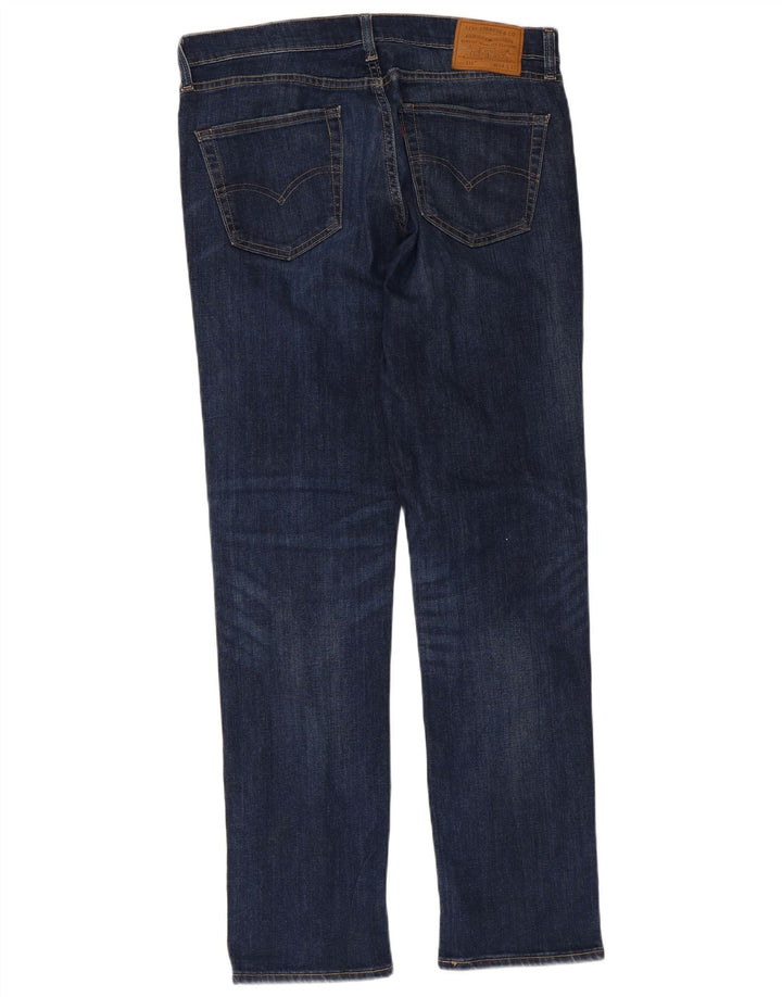 Levi's Womens 511 Slim Jeans W34 L32 Blue Cotton