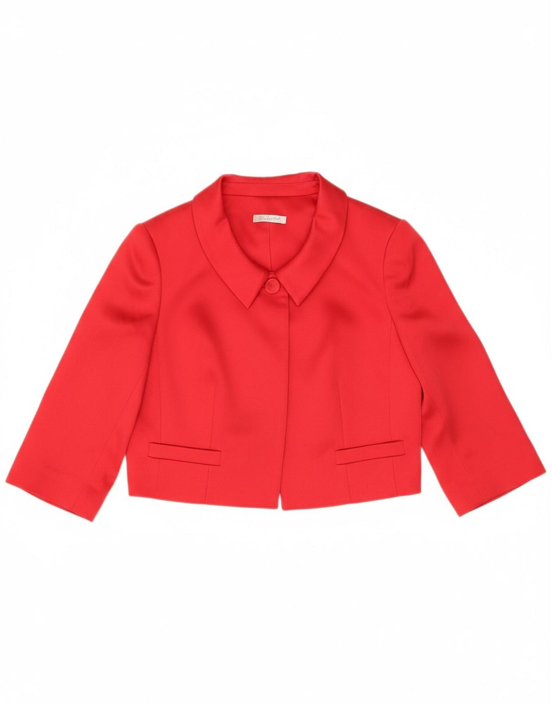 BERKERTEX  Womens 3/4 Sleeve Bolero Jacket UK 12 Medium  Red Polyester