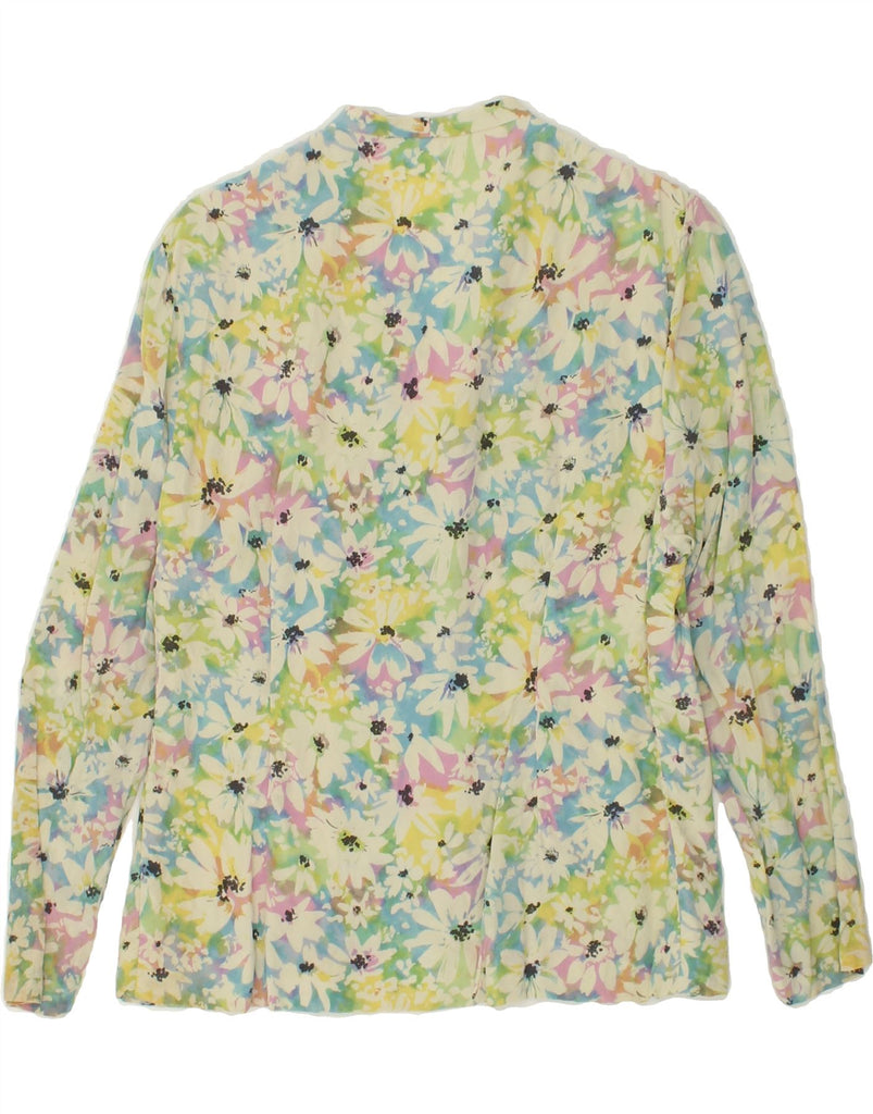 ENRICO COVERI Womens 5 Button Blazer Jacket UK 10 Small Multicoloured | Vintage Enrico Coveri | Thrift | Second-Hand Enrico Coveri | Used Clothing | Messina Hembry 