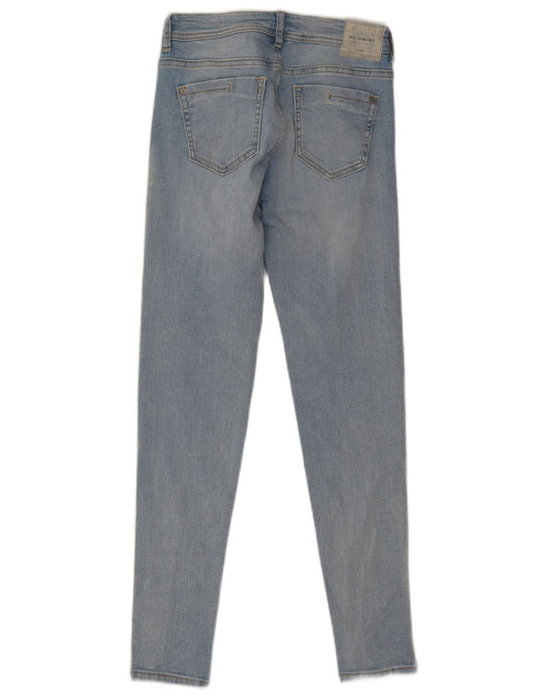 Zara Womens Skinny Jeans EU 34 2XS W24 L27 Blue Cotton