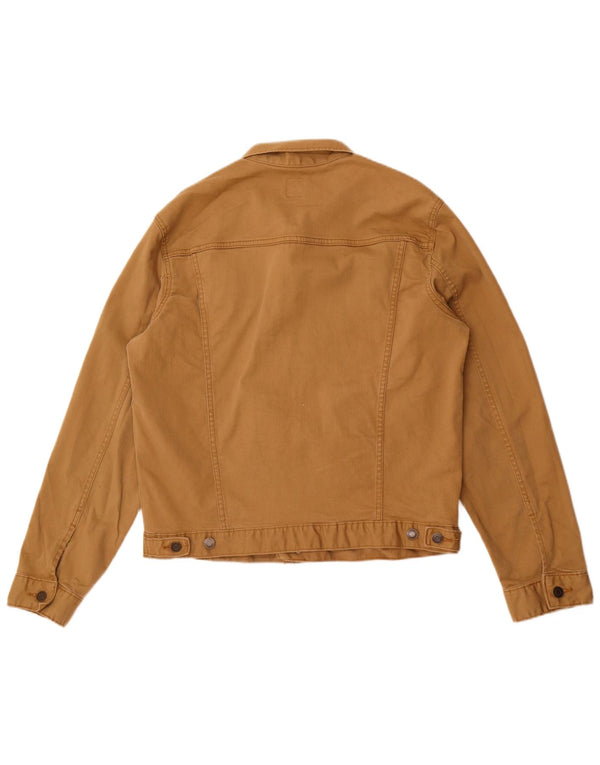 Gap Mens Denim Jacket UK 40 Large Brown Cotton