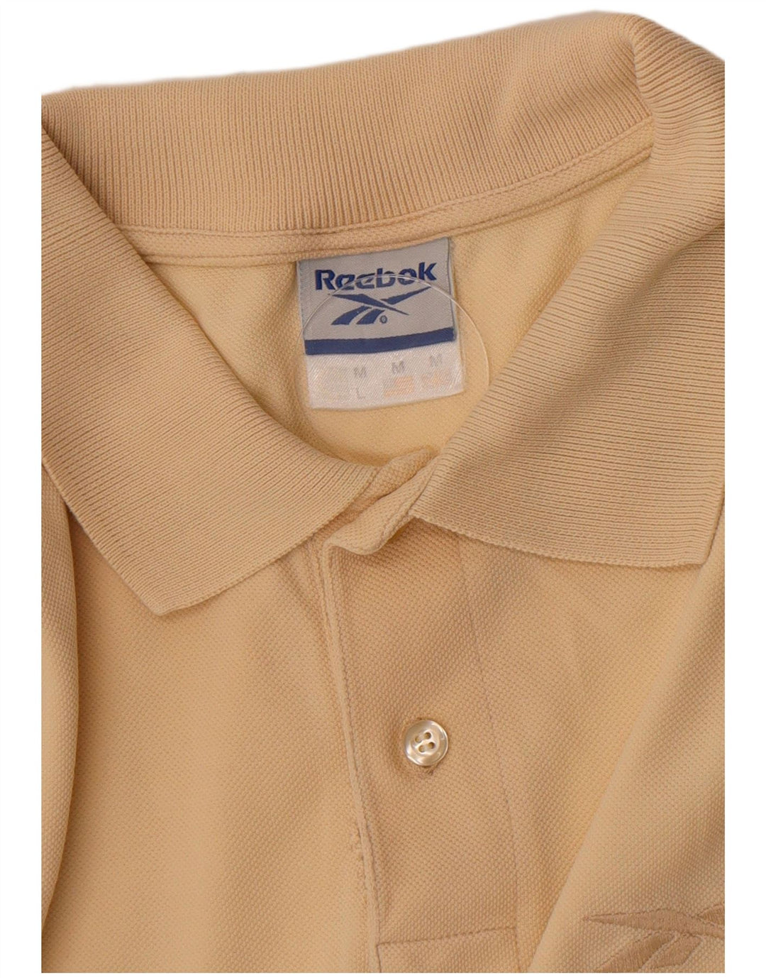 Reebok Mens Polo Shirt Medium Beige