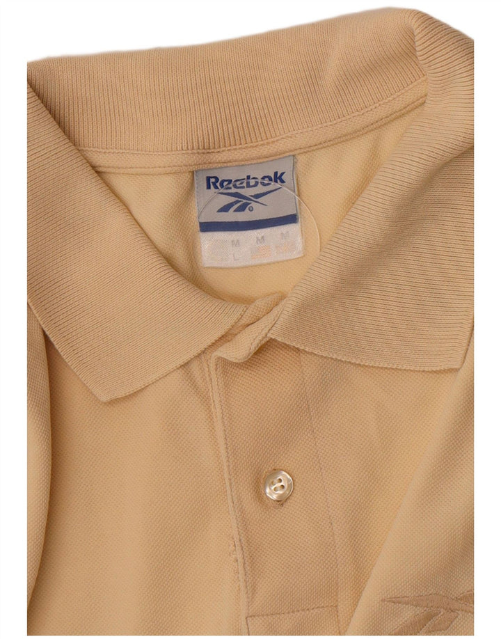 Reebok Mens Polo Shirt Medium Beige