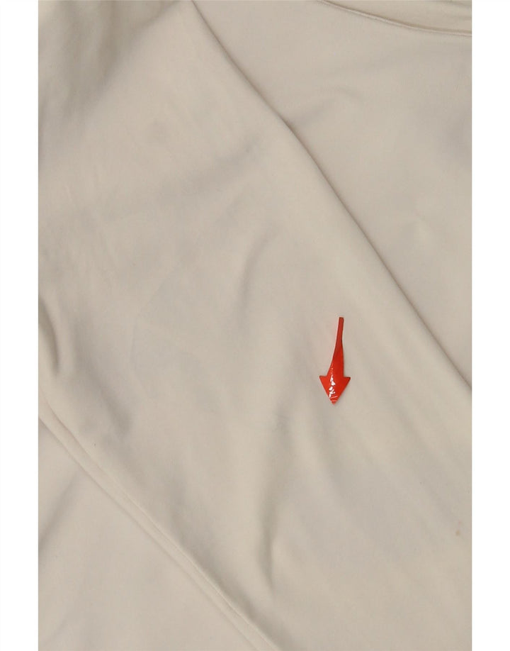 ZARA Womens Long Sleeve Bodysuit UK 12 Medium White