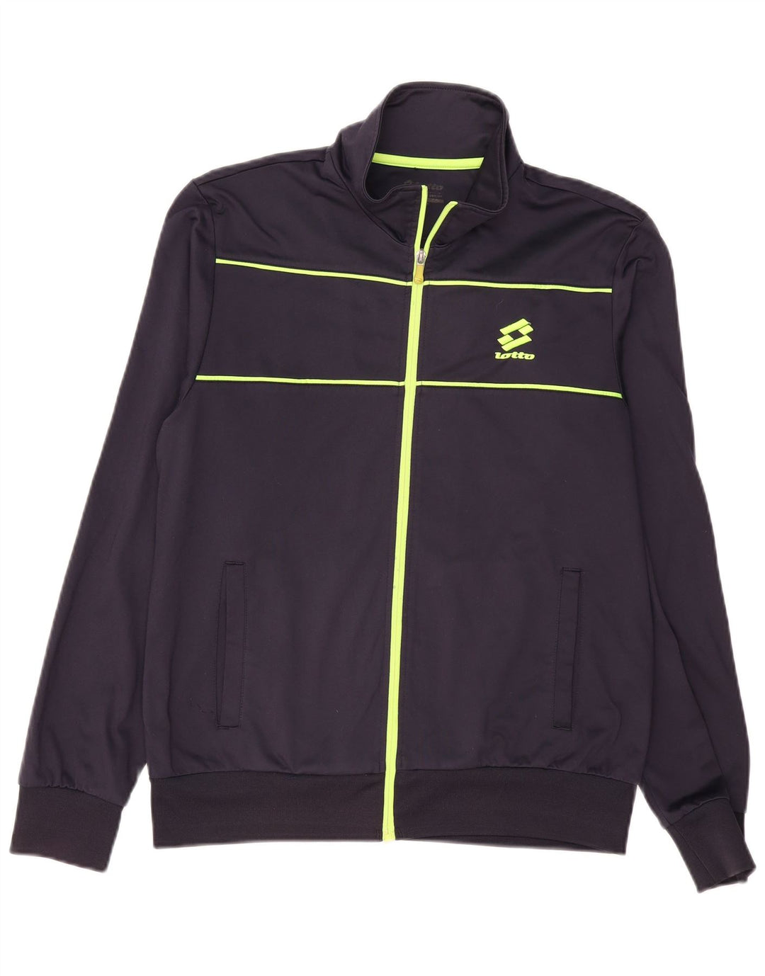Lotto Mens Tracksuit Top Jacket Medium Navy Blue
