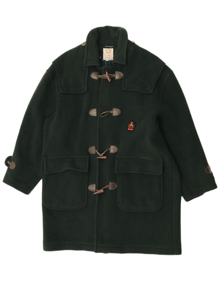 Vintage Mens Duffle Coat UK 44 2XL Green