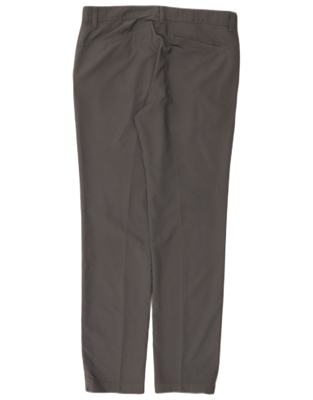 Adidas Mens Slim Chino Trousers W32 L32 Grey Polyester