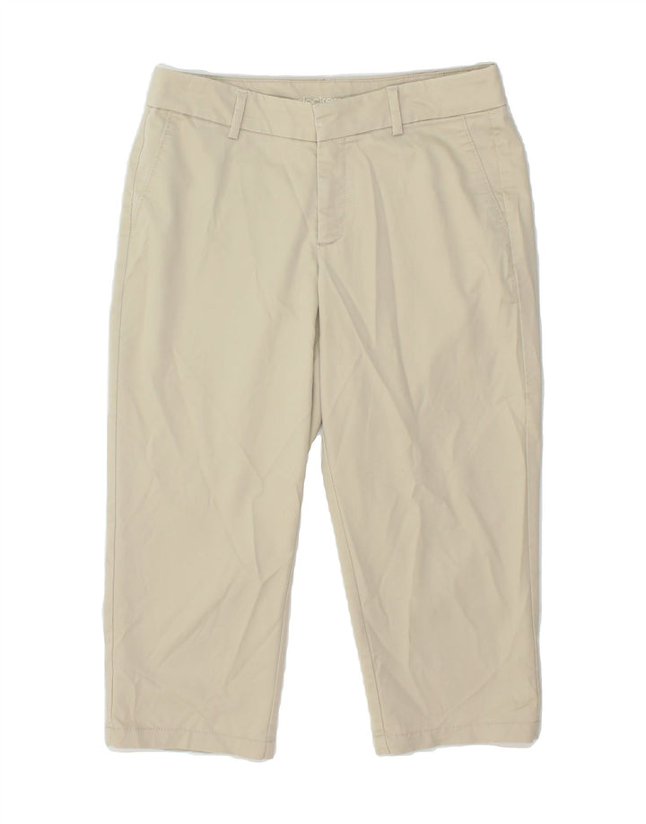 DOCKERS Womens Straight Capri Trousers US 6 Medium W30 L20 Beige Cotton Vintage Dockers and Second-Hand Dockers from Messina Hembry 