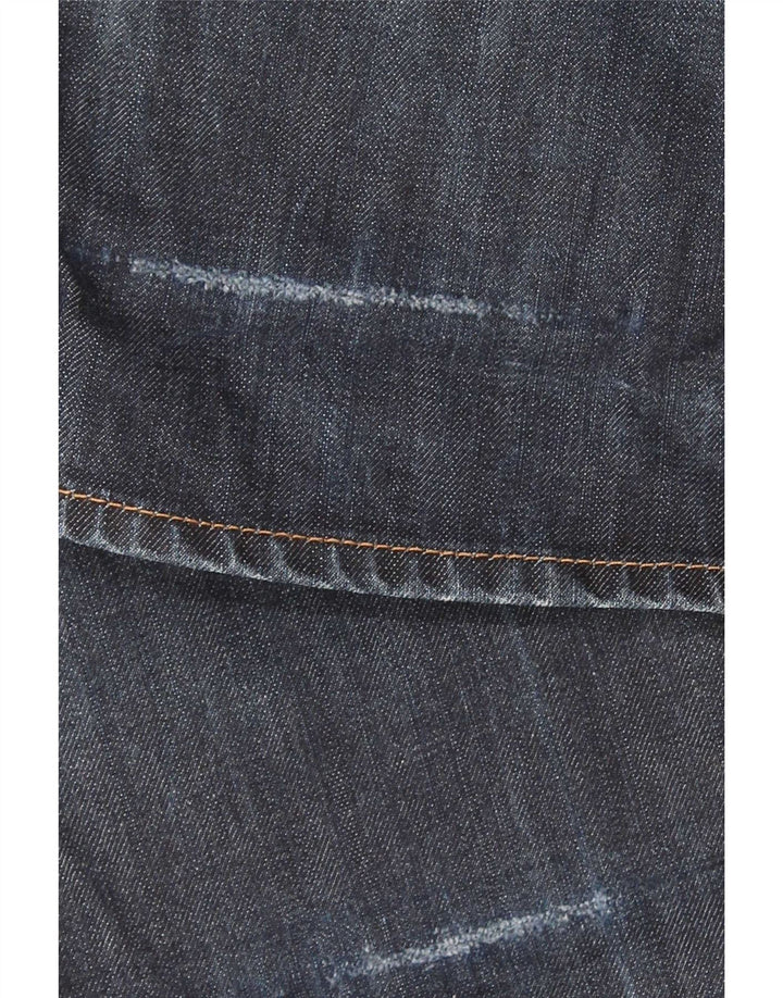 Hugo Boss Mens Slim Jeans W31 L34 Navy Blue Cotton